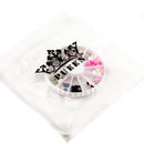 PUEEN 3D Nail Charms Wheel of 24pcs Resin & Alloy Rhinestones Nail Art Decoration Bow Flower DIY for Nails & Cell Phones-BH000348 PUEEN