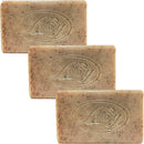 Natural Soap Bar, Luxiny Patchouli Scrub Handmade Body Soap and Bath Soap Bar is a Palm Oil Free Moisturizing Vegan Castile Soap with Essential Oil for All Skin Types Including Sensitive Skin (3 Pack) Luxiny
