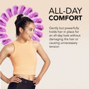 invisibobble Extra Hold Traceless Spiral Hair Ties - The Secret Purple - Strong Elastic Grip Coil Accessories for Women - No Kink, Non Soaking - Gentle for Girls Teens and Thick Hair invisibobble