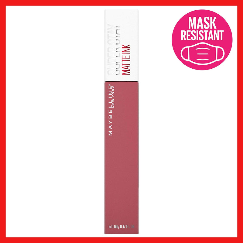 Maybelline New York Superstay Matte Ink Liquid Lipstick, Ringleader, 0.17 Ounce Maybelline New York