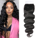 UNice Hair HD 5x5 Lace Closure Deep Parting Brazilian Body Wave Invisible Knots, 100% Human Hair Transparent Lace Closure Pre Plucked Natural Color 18inch UNICE Store