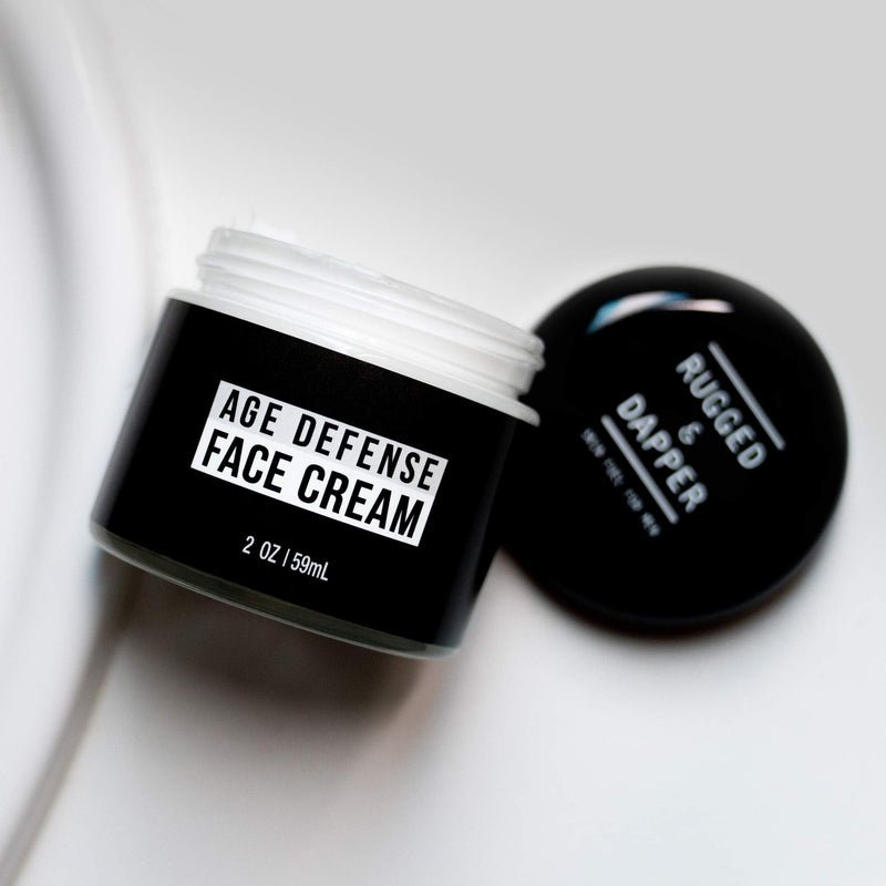 RUGGED & DAPPER Men's Face Cream and Organic Lip Balm Hydration Bundle RUGGED & DAPPER Store