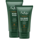 Shea Moisture Beard Wash and Detangler Set, Maracuja Oil & Shea Butter, Beard Wash Deep Clean & Refresh 6 Ounce, Full Beard Detangler Soften Hair And Ease Out Knots, 4 Ounce. SHEA MOISTURE
