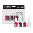 Eternal Collection – 4 Piece Set: Long Lasting, Quick Dry, Mirror Shine Nail Polish Set – Hardener, Bright and Shiny Finish - 0.46 Fluid Ounces Each (Call me Boss Lady) Eternal