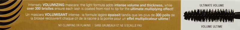 Marcelle Ultimate Volume Mascara, Black, 1 Tube MARCELLE