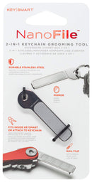 KeySmart NanoFile - 2-in-1 Nail File and Mirror Accessory KeySmart
