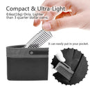 TI-EDC Titanium Hair Beared Comb Handmade Premium Eco-friendly Durable Pocket Wallet Comb TI-EDC