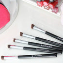 Kabuki Concealer Brush Under Eye - Beauty Junkees Mini Tapered Blending Makeup Brushes for Undereye Blender Buffer with Liquid Cream Powder Eyeshadow Cosmetics, Dense, Vegan Synthetic Beauty Junkees