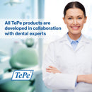 TePe Interdental Brush Original, Soft Dental Brush for Teeth Cleaning, Pack of 6, 0.45 mm, Extra-Small/Small Gaps, Orange TEPE