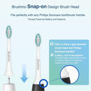Brushmo Replacement Toothbrush Heads Compatible with Phillips Sonicare Electric Toothbrush Value Pack (8+2). Brushmo