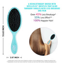 Wet Brush Original Detangler Hair Brush - Aqua - Exclusive Ultra-Soft IntelliFlex Bristles - Glide Through Tangles With Ease For All Hair Types - For Women, Men, Wet And Dry Hair Wet Brush