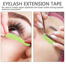 6 Rolls Eyelash Tape, Adhesive Fabric Eyelash Extension Tape, Breathable Micropore Fabric Tape for Eyelash Extension Supplies,9 m/10 yard Each Roll (Green) JASSINS
