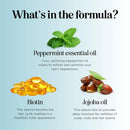 Volumizing Biotin Shampoo for Thinning Hair - Thin Hair Shampoo with Peppermint Argan and Essential Oils for Hair Care - Vegan Sulfate Free Shampoo for Damaged Dry Hair Paraben and Cruelty Free (Mint) Infinity Warehouse