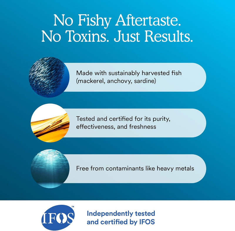 MitoQ Advanced EPA Omega-3 – High-Purity 800mg EPA Fish Oil Supplement | with Vitamin K2, D3, E | Cardiovascular, Brain, Cellular Support | No Fishy Aftertaste | 60 Softgels Infinity Warehouse