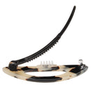 France Luxe Mini Cutout Oval on Plastic Tige Boule Barrette - Ivory Tokyo France Luxe
