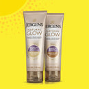 Jergens Natural Glow 3-Day Self Tanner Body Lotion, Sunless Tanning Moisturizer for Medium to Deep Skin Tone, for Streak-free Color, 4 Ounce (Pack of 2) Jergens