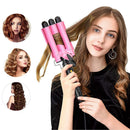 Coidak 3 Barrel Curling Iron, Waver Curling Iron Adjustable 25mm Hair Waver Curling Iron for Long or Short Hair Heat Up Quickly Last Long Waver Iron Wand for Women Coidak