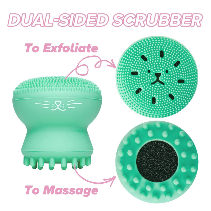 I DEW CARE Namaste Kitten and Pawfect Face Scrubber Bundle I DEW CARE