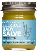 Baby Salve, Diaper Balm Ointment with Organic Coconut Oil, Natural Baby Cream with Calendula, 1 oz Travel Size, Ora's Amazing Herbal Infinity Warehouse