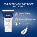 Vaseline Deep Moisture Foot Cream For Dry Cracked Feet & Heel, Non-Greasy Cracked Heel Cream, 1.94 OZ (Pack of 2) Vaseline