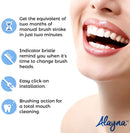 Oral B Replacement Brush Heads- Holiday Pack of 16 Double Clean, Cross, Floss, and Precise Oralb Braun Compatible Electric Toothbrush Parts- Fits Oral-B Kids, Pro 1000 + More! Alayna