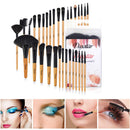 Make Up Brushes, Professional Burlywood Makeup Brush Kits Comfortable Fiber Hair 32 Piece Eye Shadow Eyebrow Kabuki Foundation Brush Rolling Bag Included Daxstar