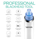 VOYOR Blackhead Remover Pore Vacuum - Blackheads Remover Tools Electric Face Vacuum Pore Cleaner Acne Whiteheads Extractor with 6 Suction Heads and 5 Suction Levels for Men and Women BR510 VOYOR