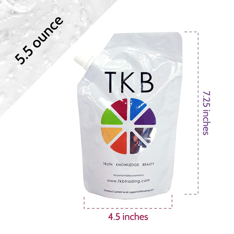 TKB Lip Gloss Base | Clear Versagel Base for DIY Lip Gloss, Moisturizing, Non-Sticky, Vegan, Made in USA(5.5oz (2 pack)) TKB Trading, LLC