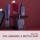 KEVIN.MURPHY YOUNG.AGAIN.WASH - Moisturising Shampoo - For Dry, Damaged & Brittle Hair - Hair Repair & Hydration - Amino Acids & Lotus Flower Extract - Sulphate & Paraben Free - 1 L / 33.8 fl oz Infinity Warehouse