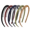 Yeshan Plastic Teeth headbands for Women Multicolors Non-slip Tooth Comb Headbands Hair Hoops Soft Hair Accessories,Pack of 6 Yeshan