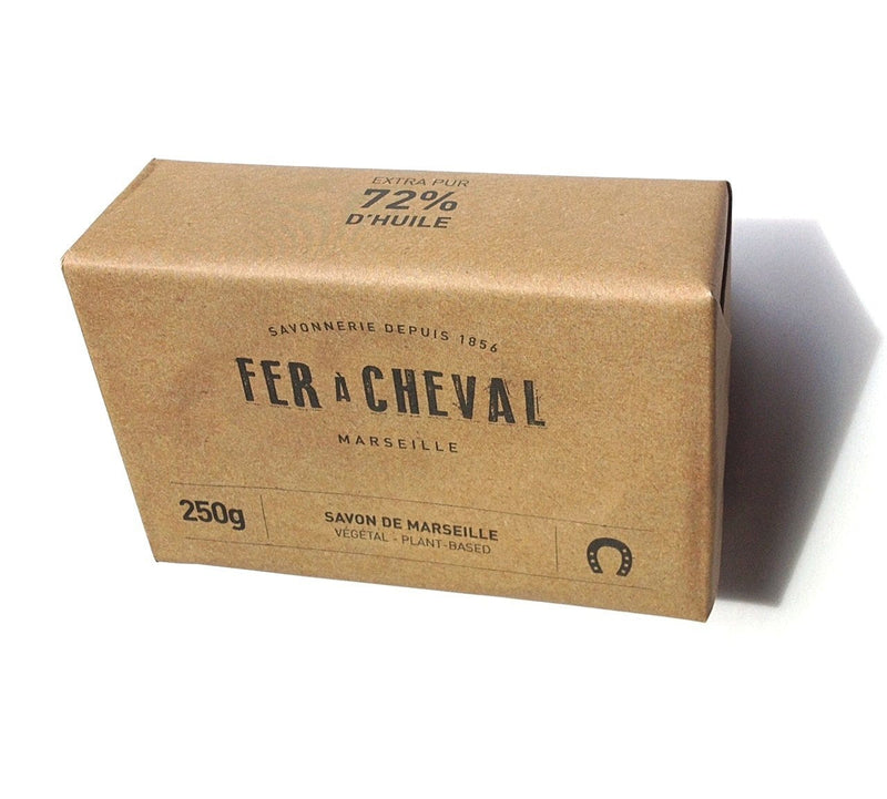 Marseille Soap - 250g Bar by Fer A Cheval - Unscented Fer A Cheval