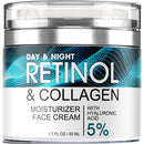 Retinol Cream for Face – Facial Moisturizer with Hyaluronic Acid and Collagen – Hydrating Face Lotion for Women and Men – Day and Night Anti-Aging Moisturizing Cream – For All Skin Types REMEDIAL