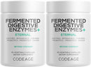 Codeage Fermented Digestive Enzymes Supplement 3-Month Supply - 14 Digestive Enzymes, Probiotics, Prebiotics, Fermented Botanicals, Plant-Based Multi Pancreatic Enzymes - 1 Capsule a Day - 90 Capsules Infinity Warehouse