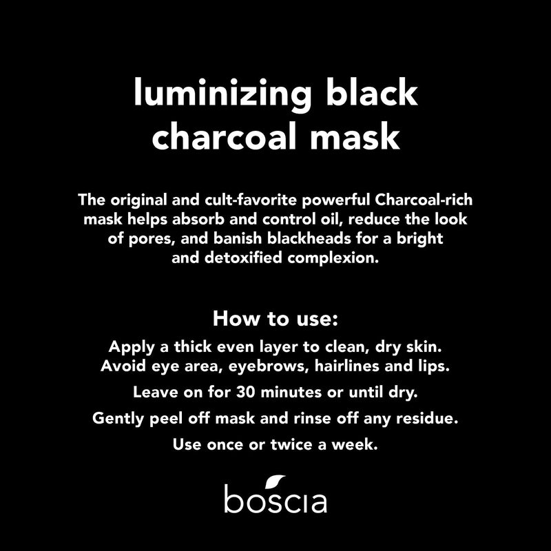 Boscia Luminizing Charcoal Mask martinandmark.com