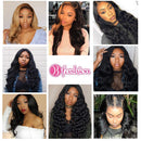 Brazilian Body Wave Bundles with Closure Brazilian Unprocessed Virgin Hair 3 Bundles with 4x4 3 Part Lace Closure (20 22 24+18) 10A Ocean Wave Human Hair Bundles with Closure B-fashion Store