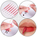 20 Pcs Tattoo Lipstick Cigarette Cotton Swab, Long Lasting Waterproof Disposable Portable Lipstick, Durable Waterproof Liquid Non-Stick Lipstick, Easy To Carry (Color: mixed) Yjkoo