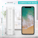 Cordless Water Flosser H2oflossTeeth Pick, [2020 NEWEST] High Pulse Rechargable Portable Oral Irrigator For Travel, Braces & Bridges Care, IPX7 Waterproof With 5 Interchangeable Jet Tips, White H20floss