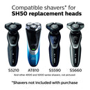 Patriots-Usa Replacement Heads for Philips Norelco Shavers Series 5000, OEM SH50/52 Replace HQ8 Heads, Patriots-Usa