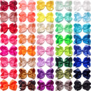 JOYOYO 6 Inch Big Large Hair Bows for Girls Multi-colored Grosgrain Ribbon Hair Bow With Alligator Clips Hair Accessories for Toddlers Kids Teens JOYOYO Store