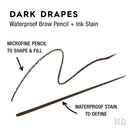 Urban Decay Brow Blade - Waterproof Eyebrow Pencil & Ink Stain - Dual-Ended Pencil Fills and Defines - Brow Tint with the Precision & Definition of Microblading – Dark Drapes URBAN DECAY