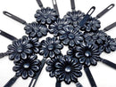 Tara Girls Self Hinge Plastic Bow Hair Barrettes Selection Pack Of 3 (COMBO17) Tara