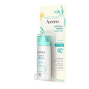 Aveeno Positively Mineral Sensitive Skin SPF 40+ Sunscreen Face Milk with Zinc Oxide & Titanium Dioxide, Invisible Oil-Free Liquid Facial Sunscreen, Paraben- & Phthalate-Free, 1.4 fl. oz Aveeno