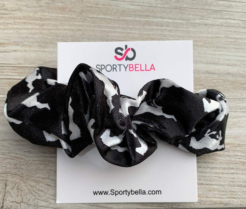 Horse Scrunchie, Horses Hair Accessories, Premium Velvet No Crease Horse Hair Elastics, Gift for Equestrian Sportybella