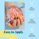 Beetles Gel Nail Polish 15ml Tammy Tangerine Color Gel Polish Soak Off LED Nail Lamp Spring Summer Neon Color Gel Polish Nail Art Manicure Salon DIY Home 0.5Oz beetles Gel Polish Store