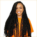 Toyotress Passion Twist Hair - 24 Inch 7packs Natural Black Water Wave Crochet Braids Synthetic Braiding Hair Extensions (24 Inch 7Packs, 1B) ToyoTress Store