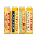 Burt’s Bees Holiday Gift, 4 Lip Balm Stocking Stuffer Products, Beeswax Bounty Assorted Set - Original Beeswax, Vanilla Bean, Cucumber Mint & Coconut Pear (Old Verison) Burt's Bees