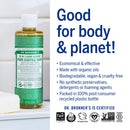 Dr. Bronner’s - Pure-Castile Liquid Soap (Almond, 8 ounce) - Made with Organic Oils, 18-in-1 Uses: Face, Body, Hair, Laundry, Pets and Dishes, Concentrated, Vegan, Non-GMO Dr. Bronner's