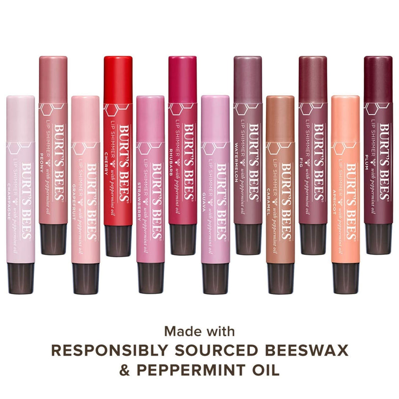 Burt's Bees 100% Natural Moisturizing Lip Shimmer, Guava, 1 Tube Burt's Bees