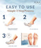 Foot Peel Exfoliating Mask (2 pack) - Deep Skin Exfoliation for Dry Cracked Feet, Calluses, and Rough Heels for Men & Women. Get Baby-Soft and Smooth Feet with Scala Foot Peel Mask Scala