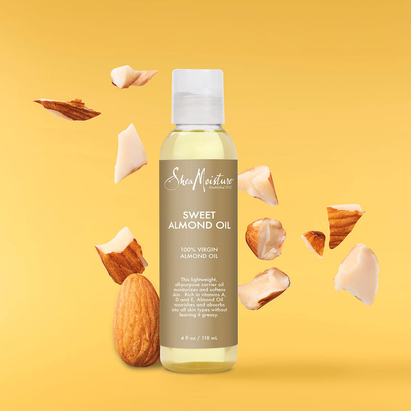SheaMoisture Body Oil for Dry Skin Sweet Almond Oil Cruelty Free 4 oz SheaMoisture